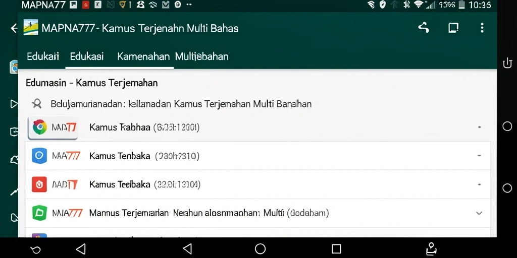 Antarmuka intuitif dan fitur terjemahan yang mudah digunakan.