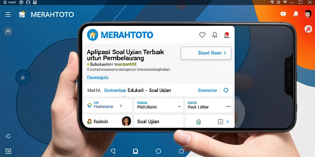 Tampilan antarmuka aplikasi MERAHTOTO yang sederhana dan efektif.