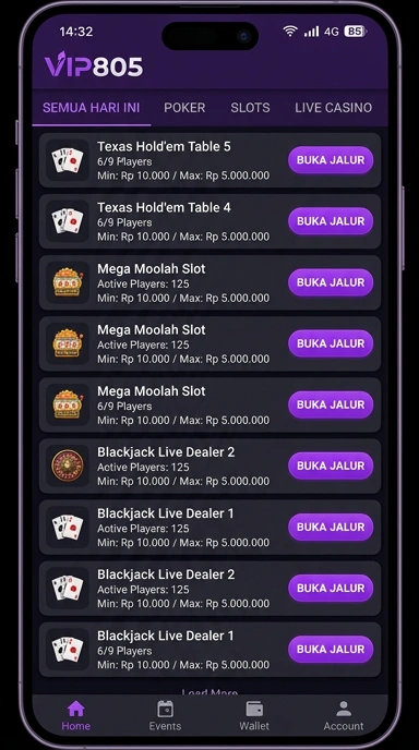 Halaman Link Alternatif Vip805 untuk Pengguna Android